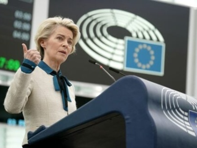 Von der Leyen po spotkaniu z Zełenskim: Pierwsza linia obrony naszej Unii