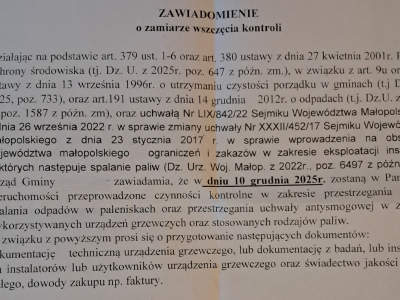 Bezprawne kontrole pieców – wystąpienie do RPO