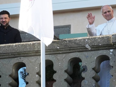 Zełenski w gościnie u Leona XIV. Papież miał 
