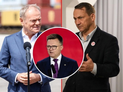 Ujawniono, co Tusk i Sikorski powiedzieli Hołowni. 