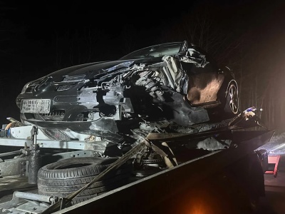 Złoty Stok - kolizja ciężarówki