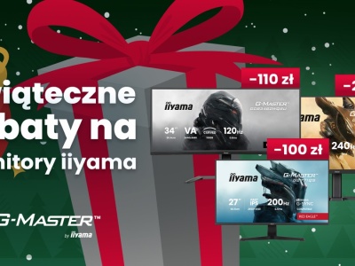 Renifer zatwierdził promocje na monitory iiyama. Mikołaj w szoku