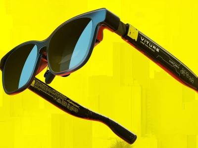 Te okulary XR przeniosą Was na ulice Night City. Zobaczcie VITURE x Cyberpunk 2077 Luma Cyber XR Glasses