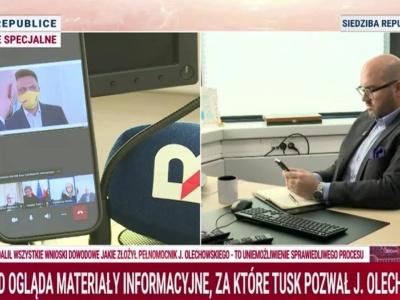 Tusk wytoczył proces Olechowskiemu ws. 
