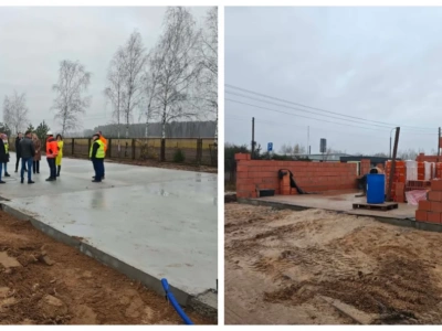 Trwa budowa nowego punktu selektywnej zbiórki odpadów w Ciechanowcu