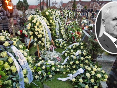 Niezwykły widok przy grobie prezesa Drutexu. Te zdjęcia mówią wszystko