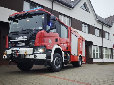 Scania zastąpi Keraxa. Nowy wóz wysokomazowieckich strażaków
