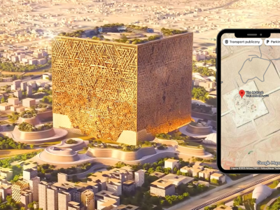 Świat patrzy na gigantyczny sześcian na pustyni. Efekty widoczne już z satelity