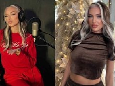 Caroline Derpienski w odświeżonych pasemkach zapowiada premierę nowego singla świątecznego. Czekacie?