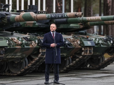 Łotwa. Nawrocki spotkał się z prezydentem Rinkēvičsem, Polonią i żołnierzami Polskiego Kontyngentu Wojskowego