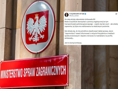 MSZ tłumaczy się z podstawienia prezydentowi brudnego auta