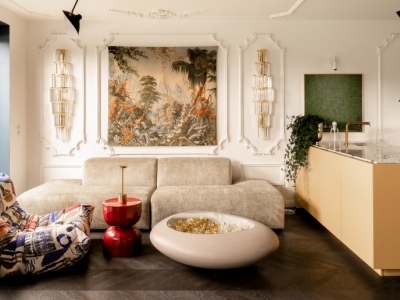 WNĘTRZE TYGODNIA: Łódzki loft z ukrytą kuchnią i otwartą łazienką jak legendarny Ritz w Paryżu