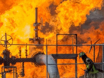 Eksplozja krytycznego gazociągu, wstrzymane operacje, gaz odcięty