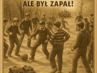 Nie było Orlika – była chęć i … tornister za słupek