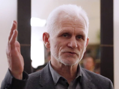 Aleś Bialacki na wolności. 