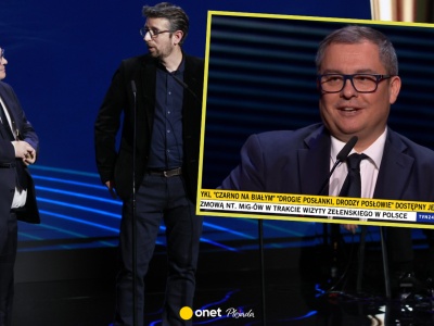 Dziennikarz TVN24 zrobił show, odbierając nagrodę. Nagle zwrócił się do partnera: łatwo nie jest