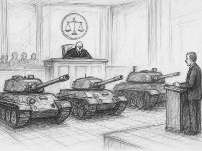 Trybunały idą za czołgami w polityce świata!  Dyrdymały w TVN