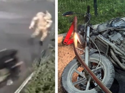 Zuchwała próba sforsowania granicy w Ukrainie. Wjechał wprost w barierę