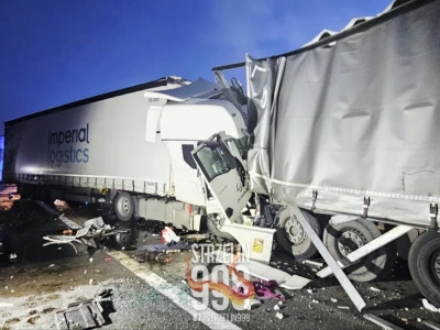 Czarny dzień na autostradzie A4. Cztery wypadki ciężarówek, dwa śmiertelne