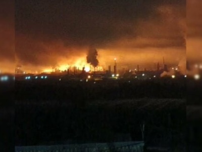 Drony uderzyły w rafinerię w obwodzie krasnodarskim! Seria eksplozji