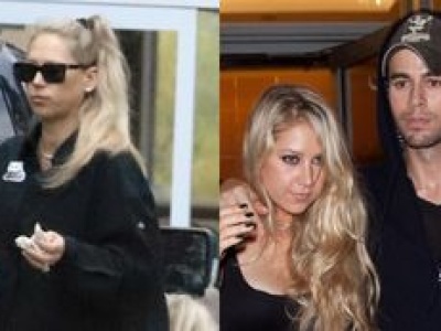 Anna Kournikova w MOCNO ZAAWANSOWANEJ CIĄŻY odbiera dzieci ze szkoły. Poród lada moment