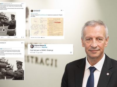 Dobrzyński służbę w ORMO tłumaczy... 