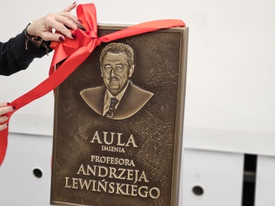 Aula w ICZMP otrzymała imię prof. Andrzeja Lewińskiego