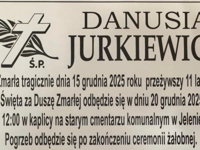 W sobotę pogrzeb Danusi. Miasto pogrążone w żałobie