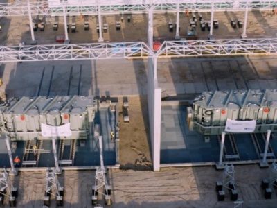 Ważące po 360 ton komponenty zostały dostarczone do lądowej stacji Baltica 2