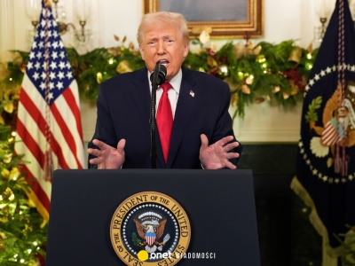 Przemówienie Donalda Trumpa: przechwałki i symboliczna kwota pieniędzy dla żołnierzy. 