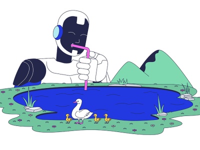 AI wypija tyle wody, co cała ludzkość razem wzięta. Porażające dane