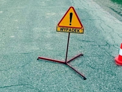 Wypadek pod Ciechanowem. Jedna osoba została ranna