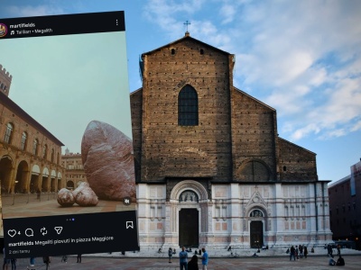 Zaskakująca dekoracja świąteczna. Przed bazyliką postawili... wielkie kamienie. 