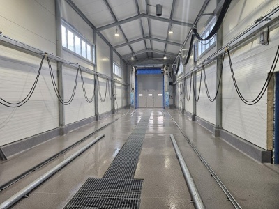 Nowa myjnia autobusowa SULTOF w PGK Suwałki