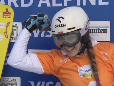 Snowboard: Aleksandra Król-Walas druga w gigancie równoległym!