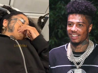 Blueface: ex partnerka usuwa z twarzy jego tatuaż, a nowa dziara sobie jego ksywkę