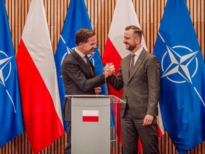 Mark Rutte w Warszawie. Szef NATO z wizytą u żołnierzy tworzących Wysunięte Siły Lądowe