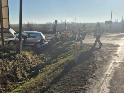 Kolejny wypadek na DK 25. Potrącony policjant!