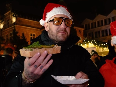 Kizo testuje jedzenie z Bandurą i Mario