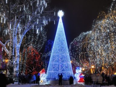 Pokaz świątecznych światełek i iluminacji