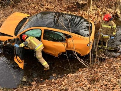 Wjechał elektrykiem do rzeki. Służby znalazły go martwego w domu