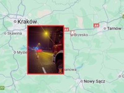 Śmiertelny wypadek na A4. Autostrada zablokowana