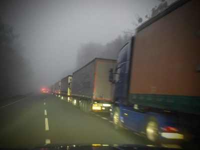 Lubelskie: Już ponad 1000 ciężarówek oczekuje na przekroczenie granicy