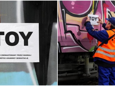 „Zabawkowa” broń rani grafficiarzy prosto w serce. SKM Trójmiasto sięga po duży kaliber