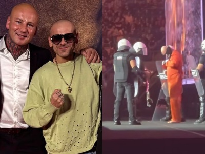 Artur Szpilka w stroju więźnia – do walki wyprowadził go Kacper HTA