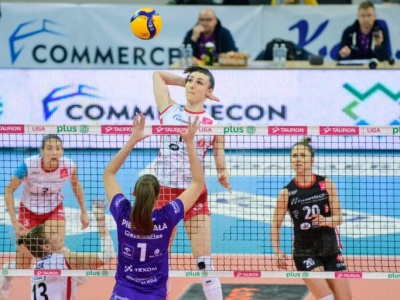 Siatkarki ŁKS Commercecon Łódź przegrały z Developresem Rzeszów