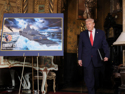 Trump przedstawia pancerniki typu 