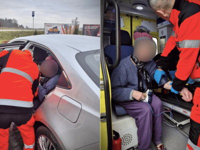 Wycieńczona, starsza kobieta na środku autostrady A1. Interweniowały służby