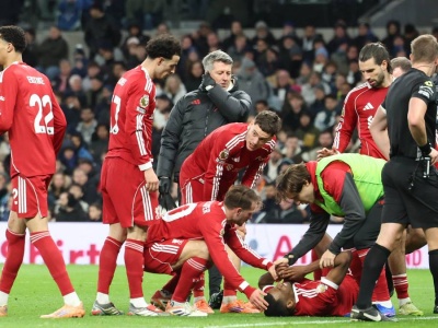 Dramat piłkarskiej gwiazdy! Złamał nogę, przed nim długa przerwa