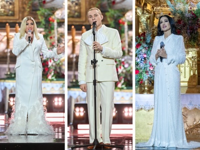 Plejada gwiazd na kolędowaniu z Polsatem. Pojawili się także Edward Miszczak z żoną